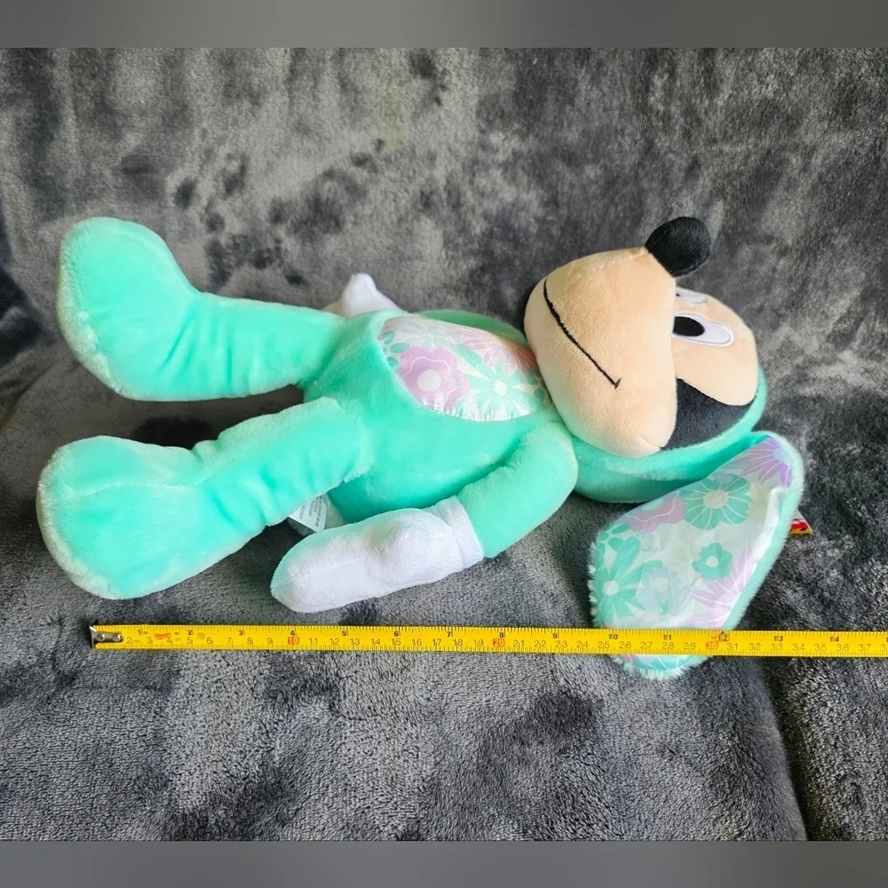 New original Disney store Easter Bunny medium Plush Mickey Mouse with bunny ears